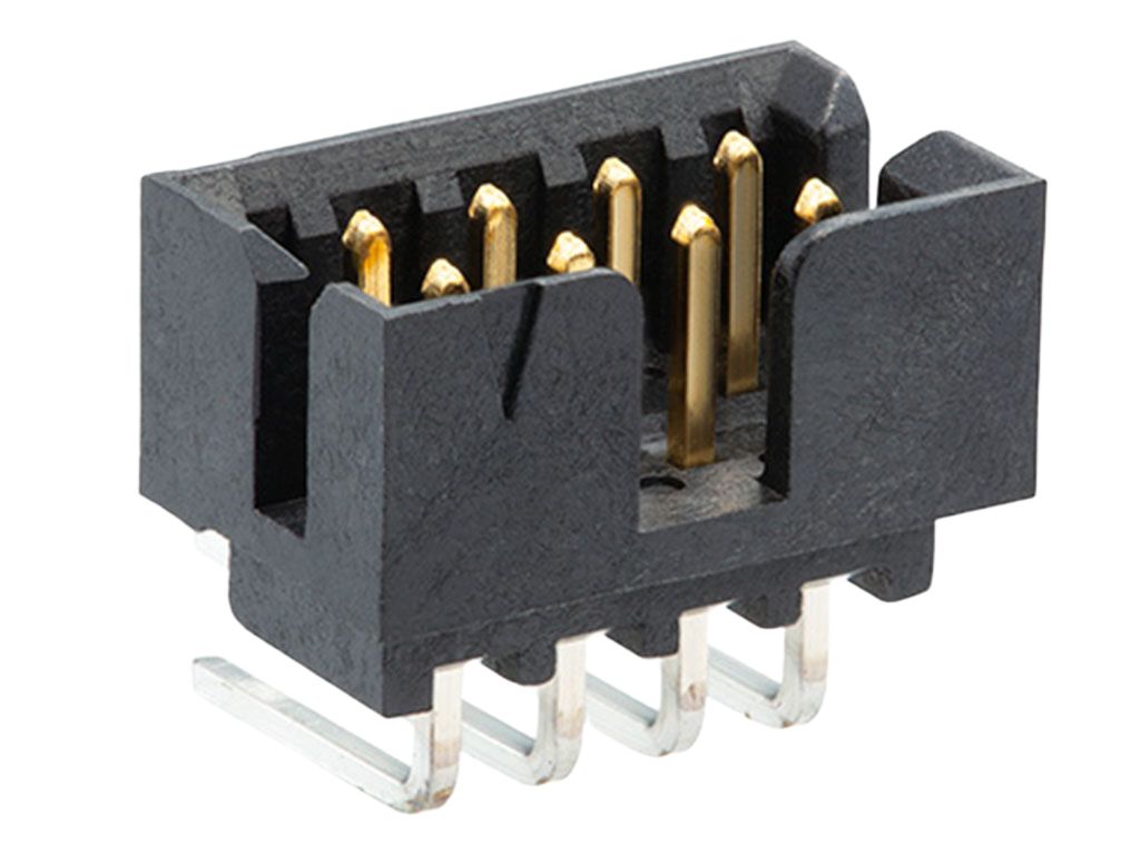 Molex 87833 Series Right Angle Through Hole PCB Header, 16 Contact(s), 2 mm Pitch, 2 Row, Shrouded