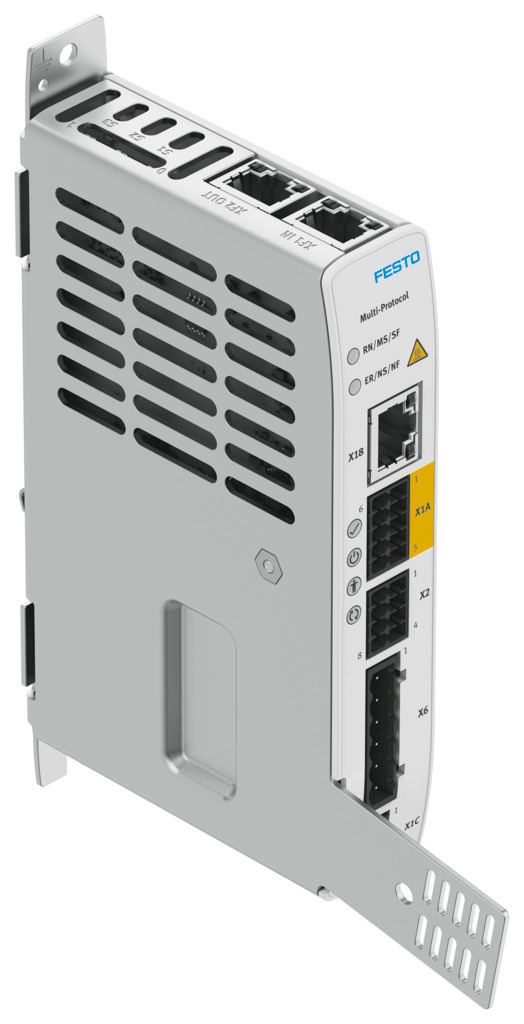 Festo 300 W Servo Drive, 48 V dc, 24 V, 8 A, Homing, Positioning, Current Controller, Speed Controller, Manual Function