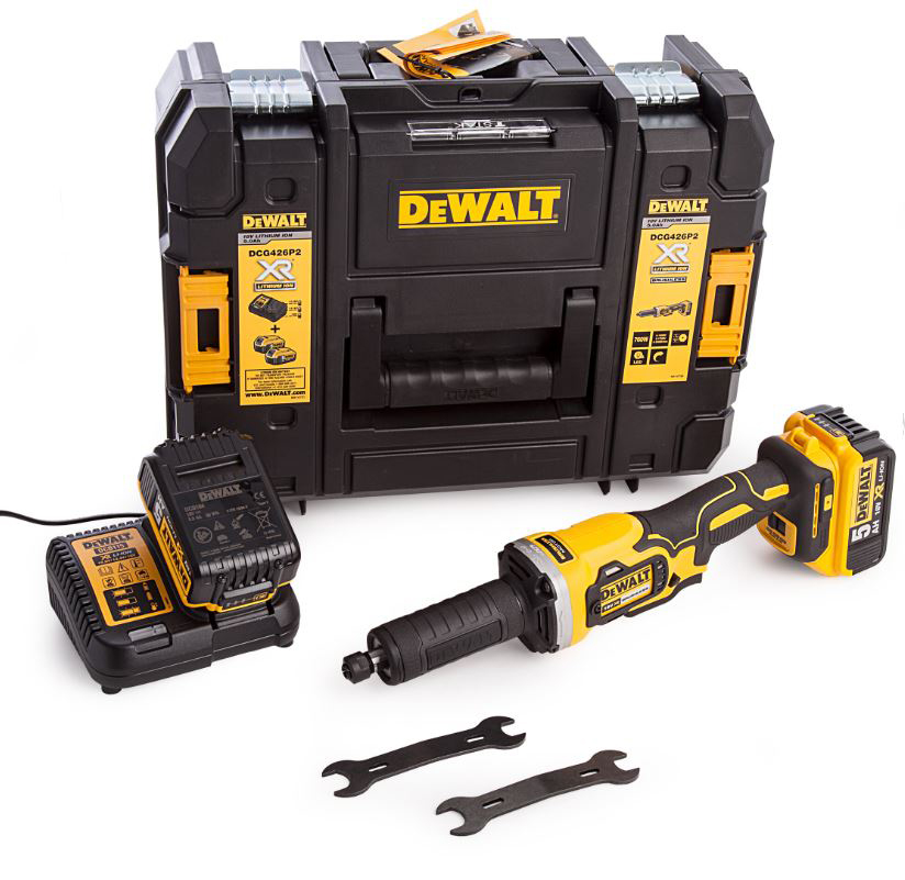 DeWALT DCG426P2 38mm Cordless Die Grinder, Type G - British 3-Pin