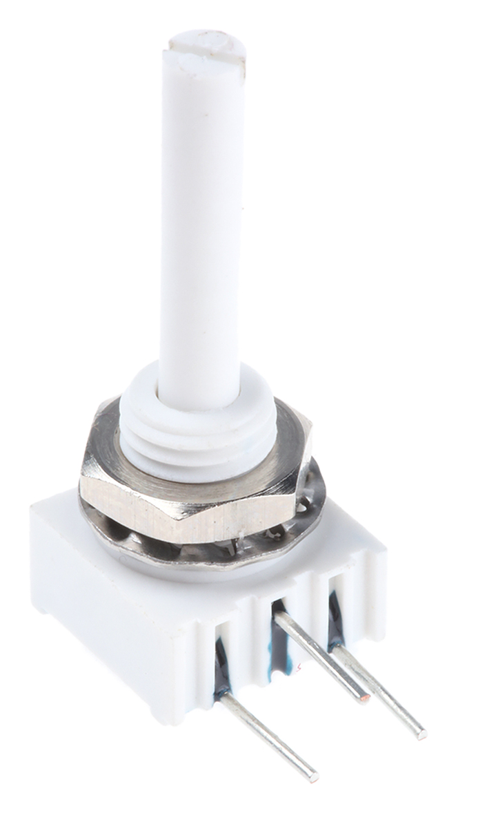 Vishay P10 5kΩ Rotary Potentiometer 1-Gang Panel Mount, P10XXAI502KB30