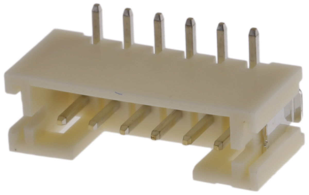 b6b-ph-sm4-tblfsn JST PH Series Straight Surface PCB Header, 6 Contact(s), 2 mm Pitch, 1 Row, Shrouded
