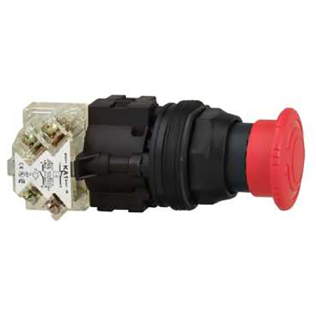 9001kr16h13 Schneider Electric Harmony 9001K Series Emergency Stop Push Button, Panel Mount, SPST, IP66