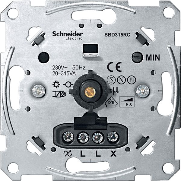 Schneider Electric 2 Way 1 Gang Dimmer Switch, 230V, 315W