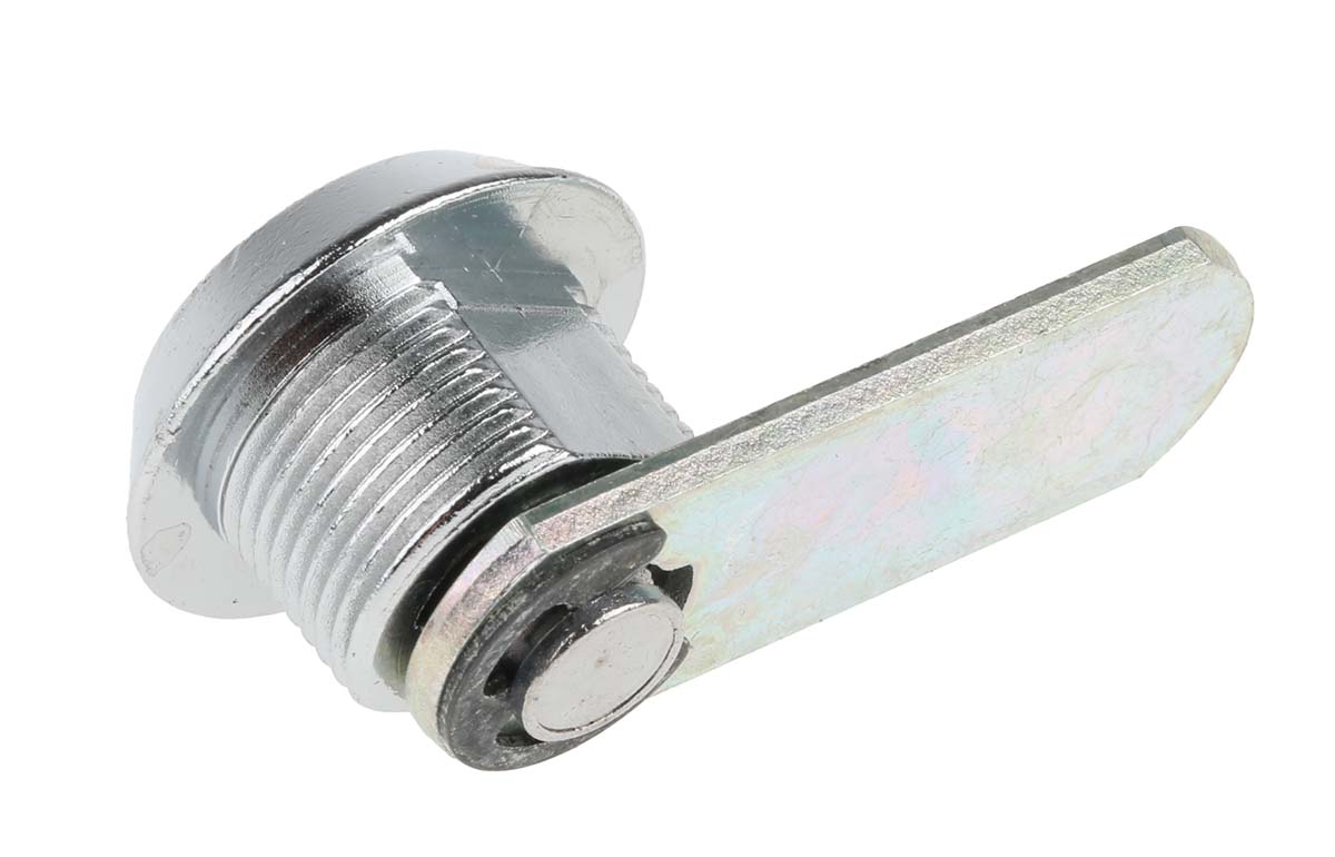b715032 Euro-Locks a Lowe & Fletcher group Company Camlock, 9.5 mm Panel-to-Tongue 16.1 x 13.1 mm, Screwdriver, Coin Unlock