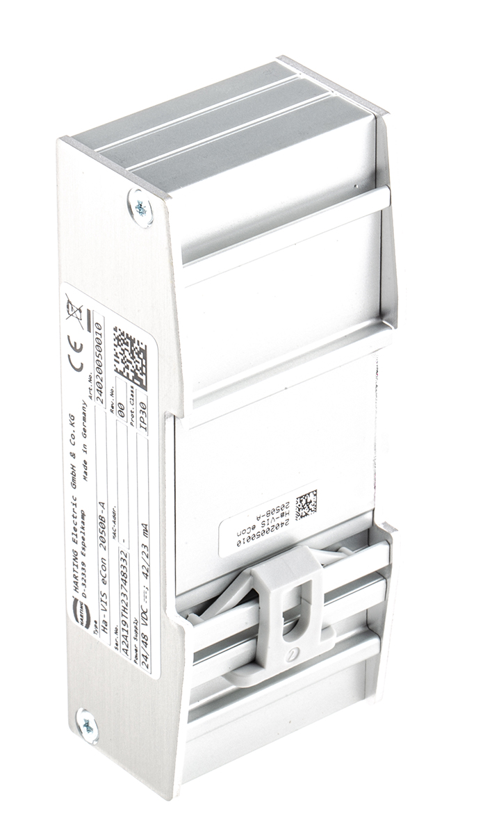 24020050010 HARTING DIN Rail Mount Industrial Ethernet Switch, 5 RJ45 Ports, 10/100Mbit/s Transmission, 24V dc