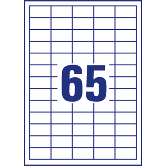 b7651-50 Avery White Printer Label