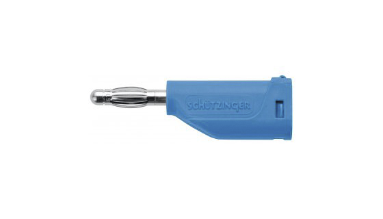 Schutzinger Red Male Banana Plug, 4 mm Connector, Solder Termination, 16A, 33 V ac, 70V dc, Nickel Plating