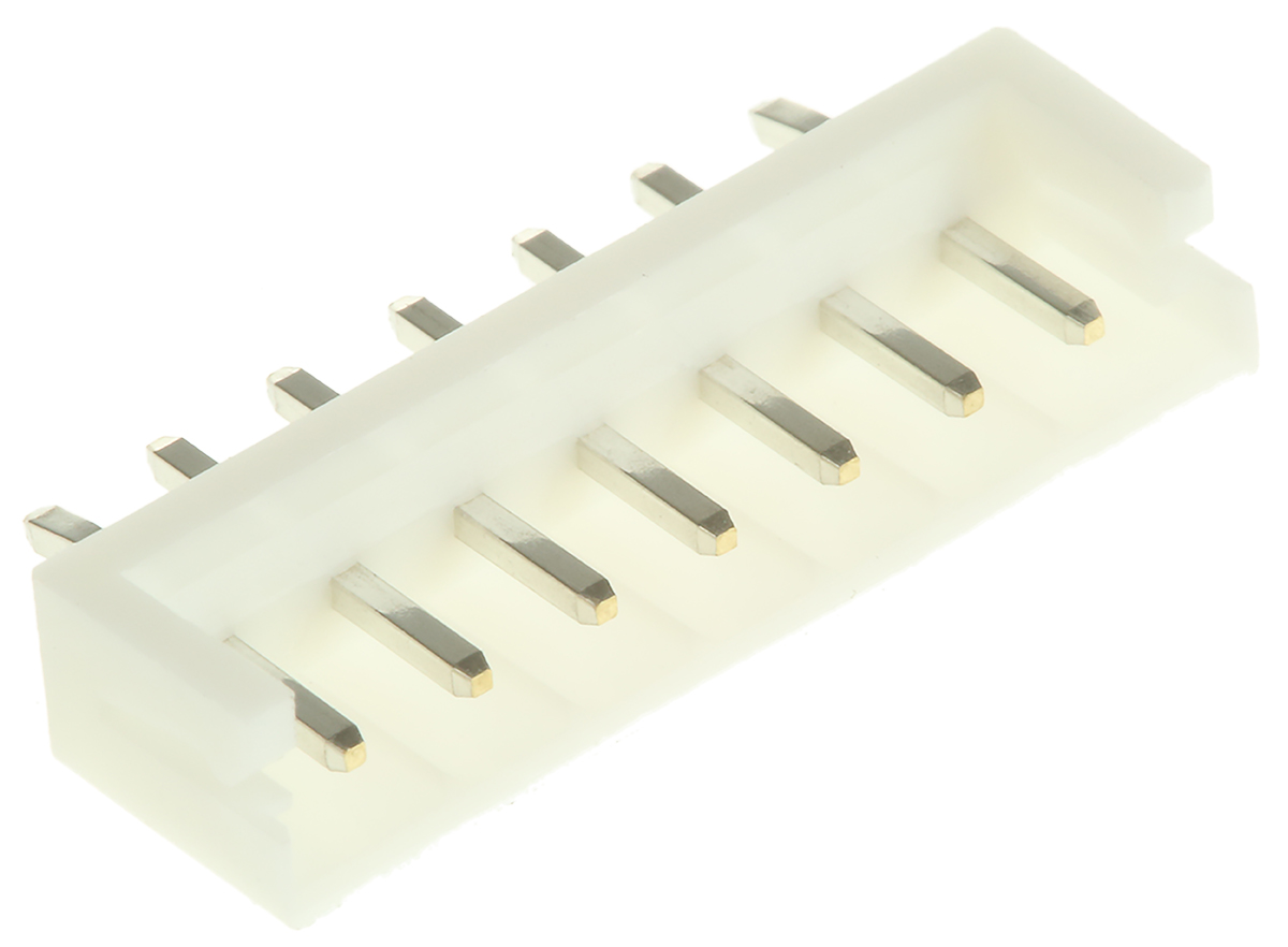 b7b-eh-a-lf-sn JST EH Series Straight Through Hole PCB Header, 7 Contact(s), 2.5 mm Pitch, 1 Row, Shrouded