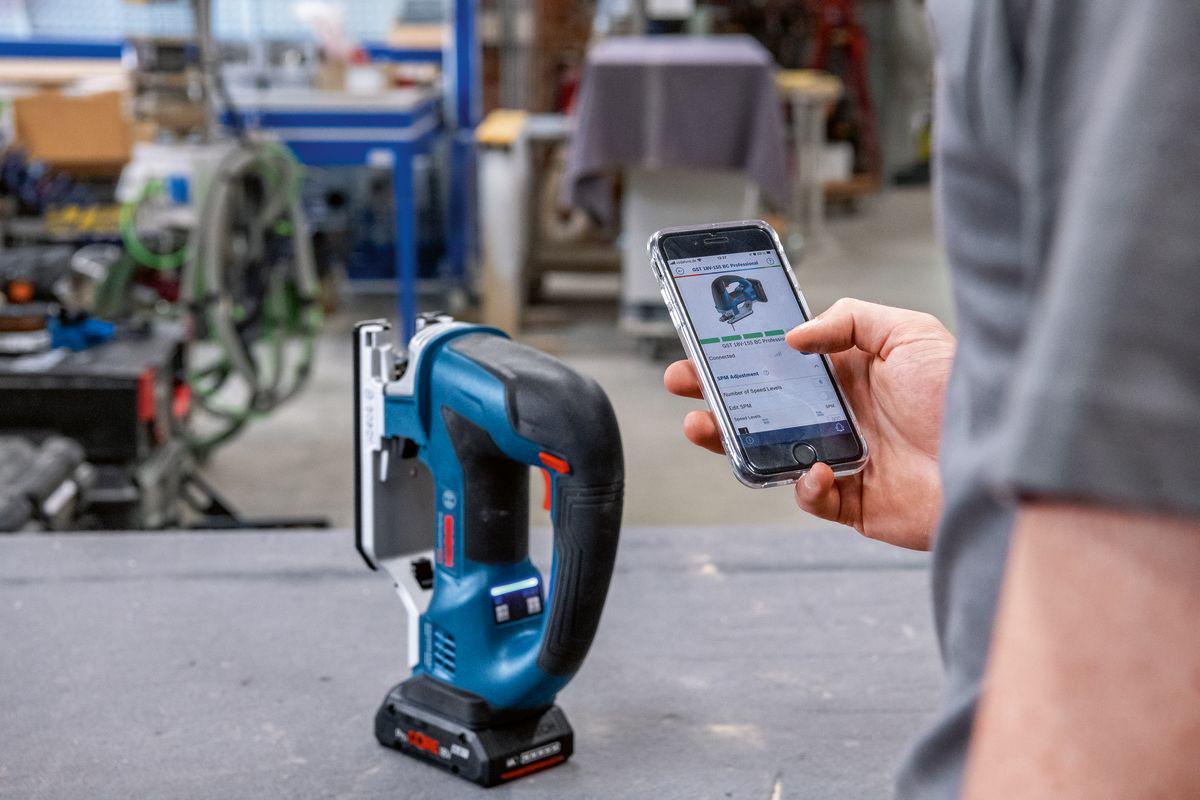 06015b1002 Bosch GST 18V-155 BC Cordless Jigsaw, 18V