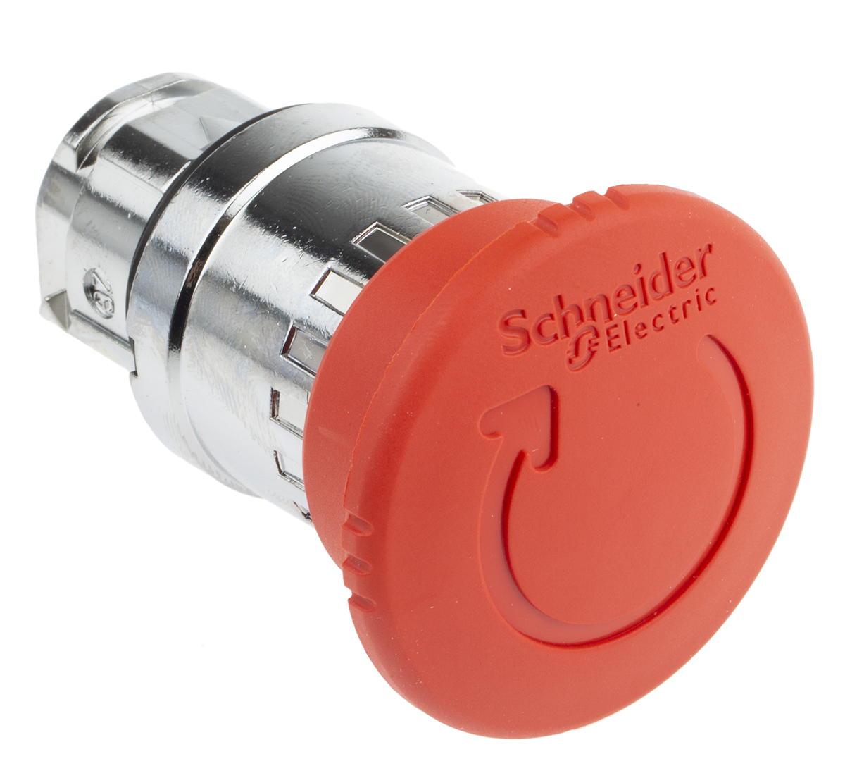 Schneider Electric ZB4BS844, Red Illuminated Plastic Push Button Switch, Panel Mount