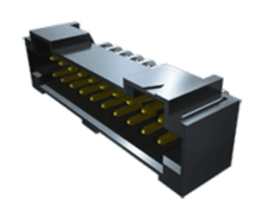 Samtec T2M Series Straight Through Hole PCB Header, 50 Contact(s), 2 mm Pitch, 2 Row, Shrouded