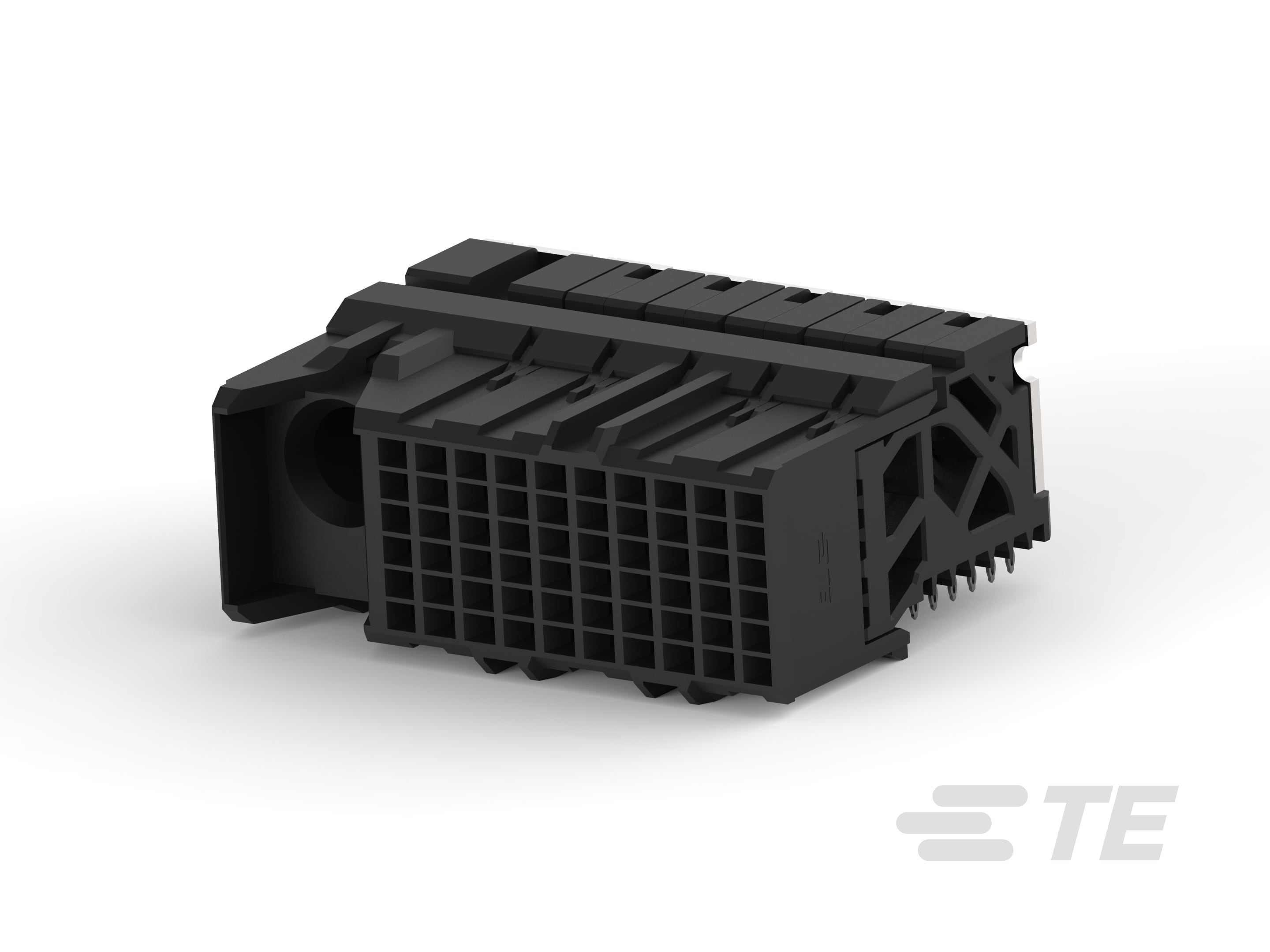 TE Connectivity, IMPACT 1.9mm Pitch High Speed Backplane Connector, Female, Right Angle, 10 Column, 6 Row, 60 Way,