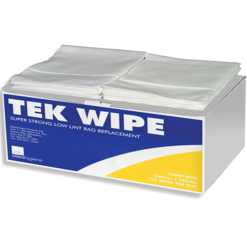 Allied Hygiene TEK WIPE Dry Multi-Purpose, Pack of, 500 x 300 mm 150 Per Pack
