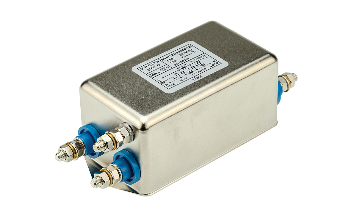 TDK, B84112G 25 A 250V ac/dc 50Hz, 60 Hz, Chassis Mount EMC Filter, Screw 1 Phase