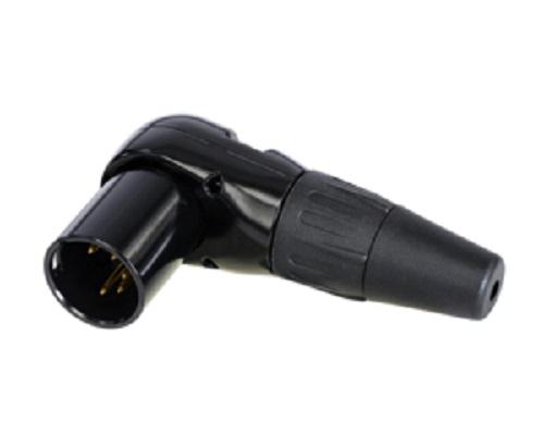 Re-An Products Cable Mount XLR Connectors, Right Angle, Male, 5 Way