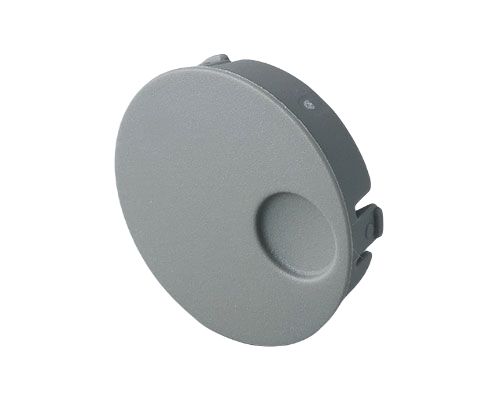OKW 33 mm Knob Diameter Grey Potentiometer Knob for 0.25 in Shaft Round Shaft, B8633108