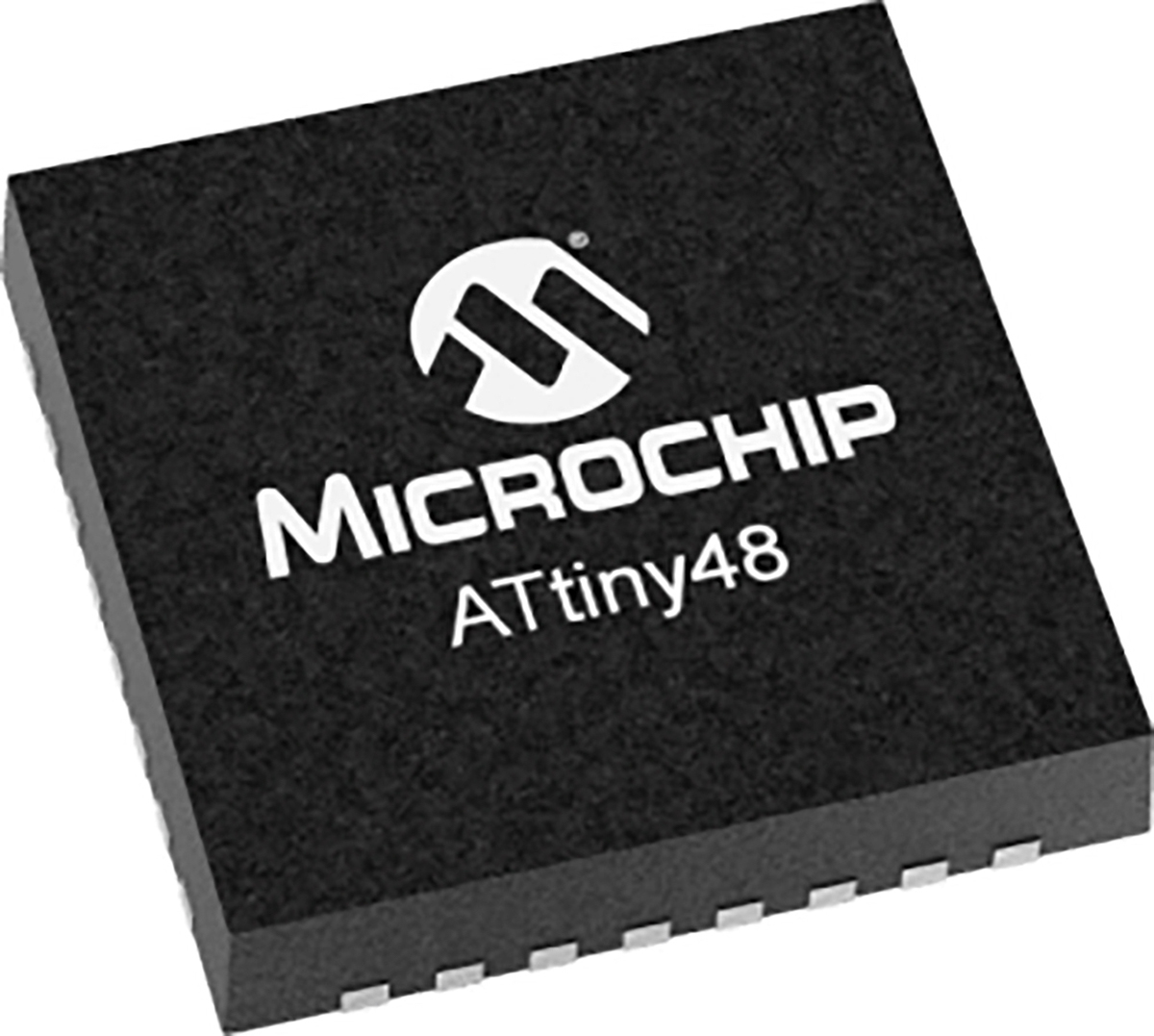 Microchip ATTINY48-MMU, 8 bit AVR, ATTINY48 Microcontroller, 12 MHz, 4kB FLASH, 28-Pin QFN