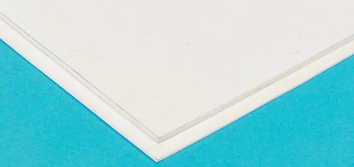 RS PRO White Nitrile Rubber Sheet, 1.5m x 500mm x 1.5mm, -30°C to 80°C