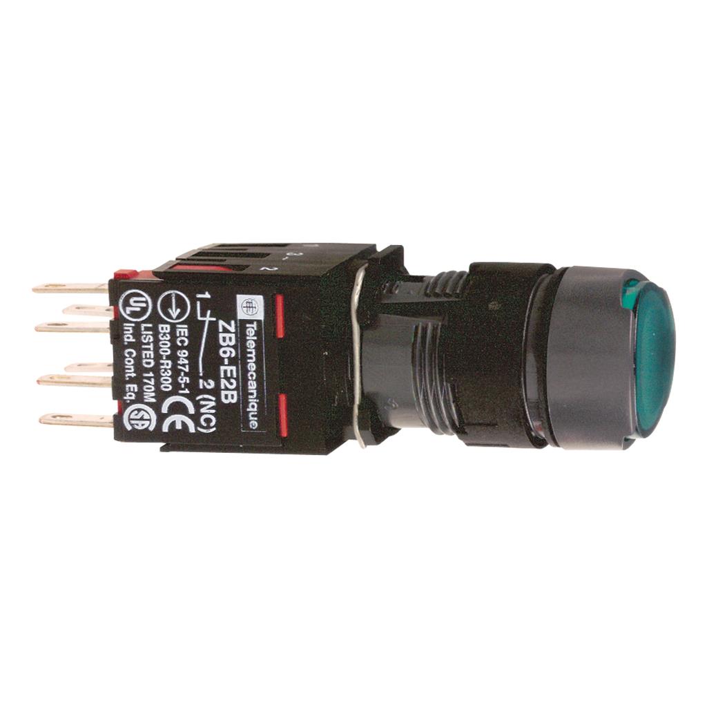 xb6aw3b1b Schneider Electric XB6 Illuminated Green Push Button NO Momentary