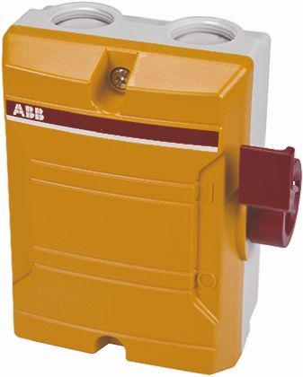 os20fb12a1 20 A 3P Fused Isolator Switch, A1 Fuse Size