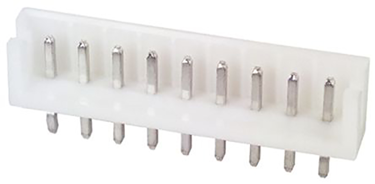 JST EH Series Straight Through Hole PCB Header, 9 Contact(s), 2.5 mm Pitch, 1 Row, Shrouded