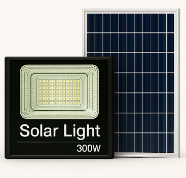 E-Pro High Power Solar Floodlight 550 Ultra Bright 5730 LEDs 6V/25W Polycrystalline Panel