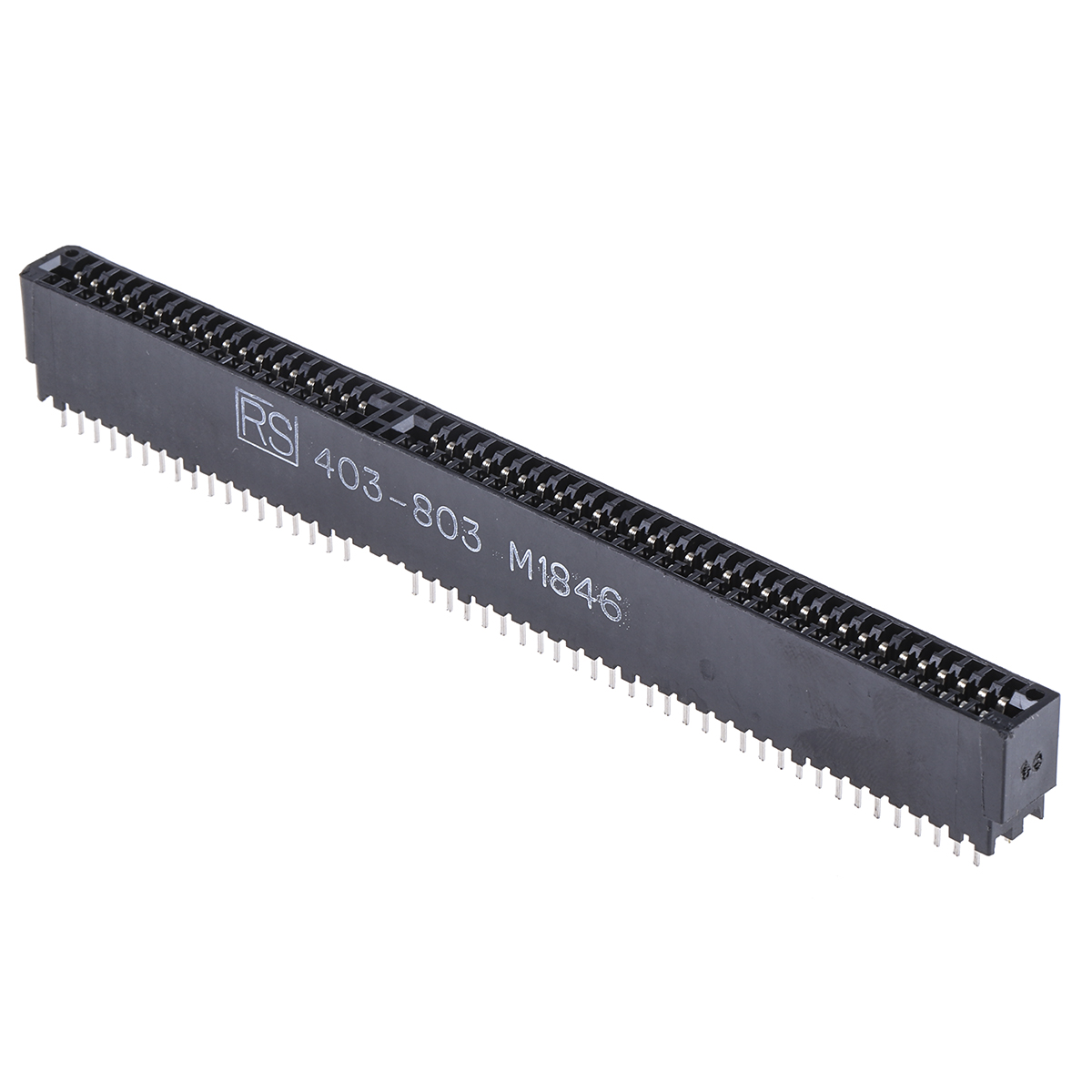 Cinch Straight Edge Connector, PCB, 49-Contacts, 2.54 mm Pitch, 2 Row, Solder
