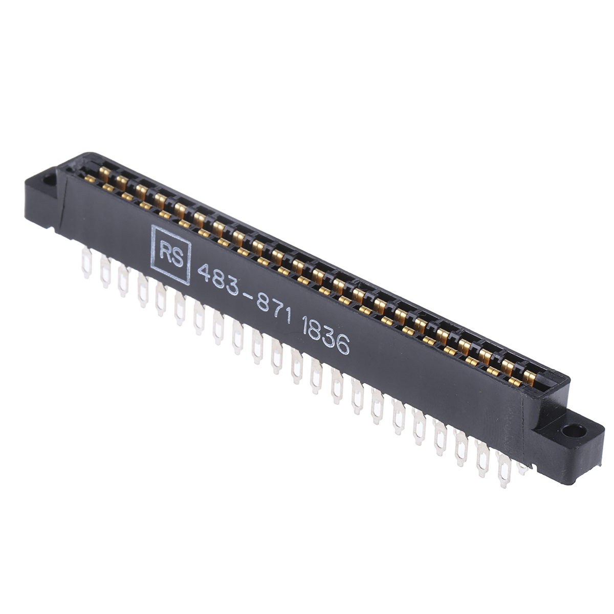 Cinch CARDCON Series Straight Edge Connector, 44-Contacts, 3.96 mm Pitch, 2 Row, Solder