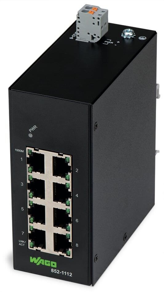 852-1112 WAGO Unmanaged 8 Port Ethernet Switch