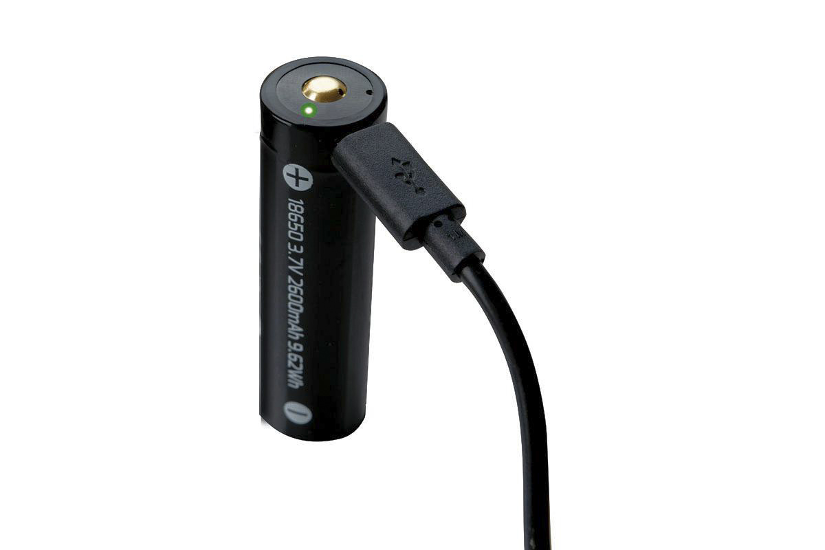 ba18650-usb Nightsearcher Rechargeable 3.7 V Torch Battery for UV365 Flashlight, Zoom-1000R Flashlight, HT800RX Head Torch,