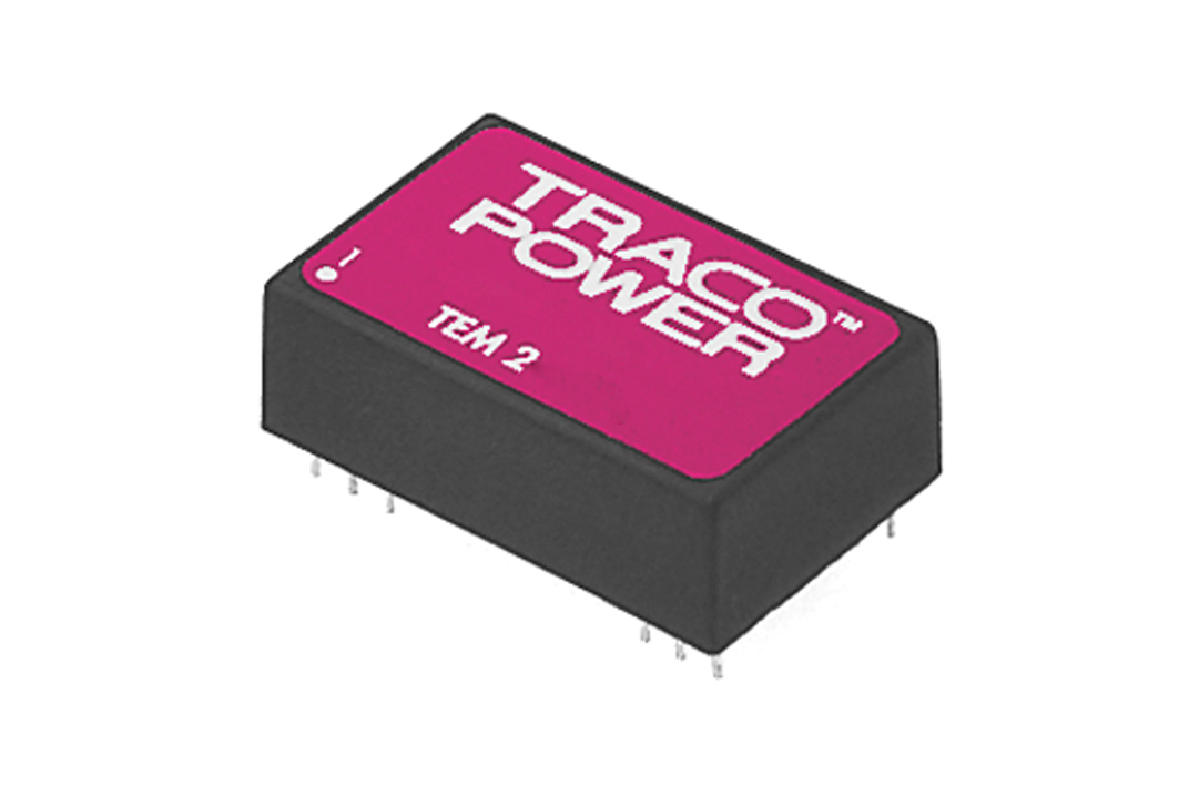 TRACOPOWER TEM 2 DC-DC Converter, 12V dc/ 165mA Output, 21.6 → 26.4 V dc Input, 2W, Through Hole, +70°C Max Temp
