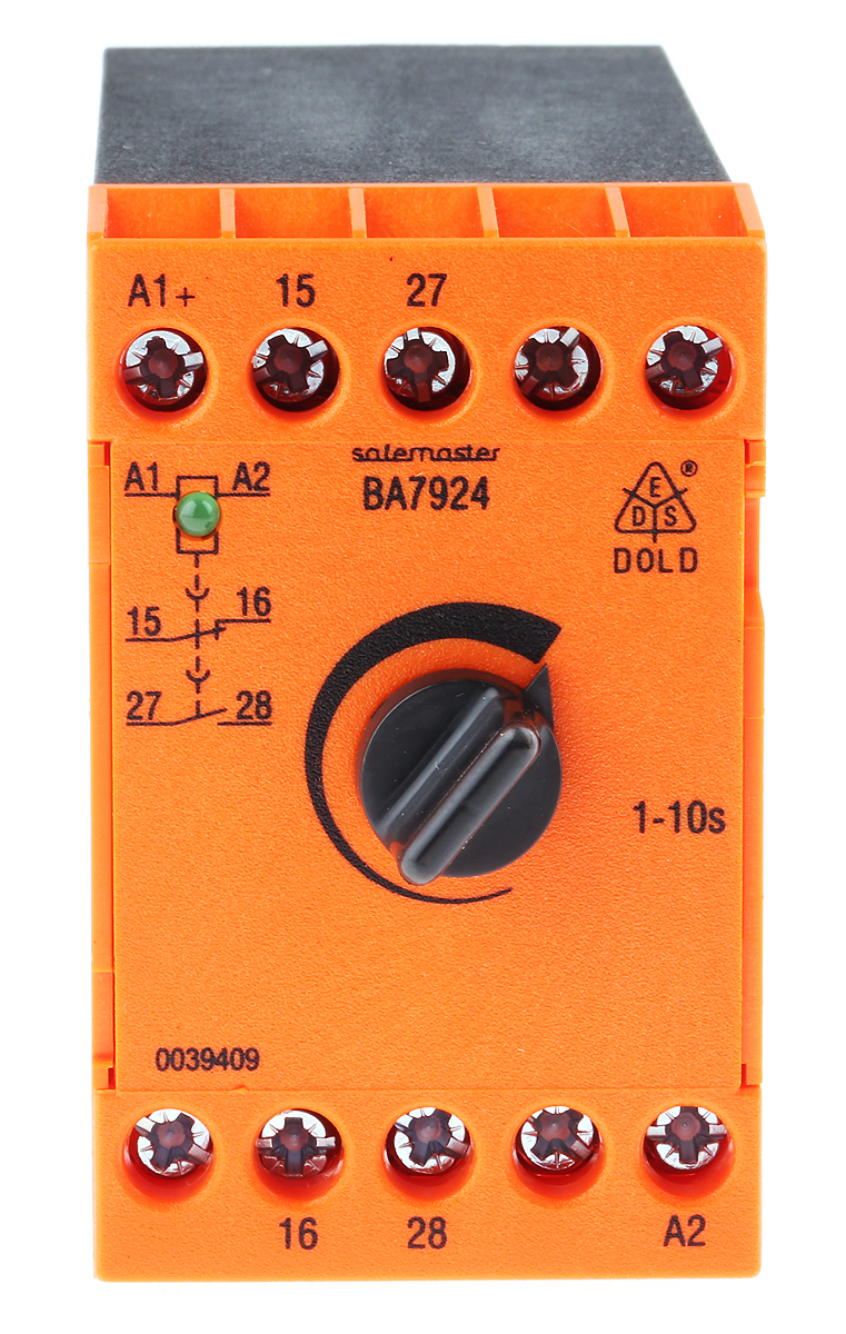 Dold BA 7924, 24V dc Safety Relay, 2 Safety Contacts, 1