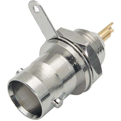 L-Com BAC Series Panel Mount Male BNC, 50 Ω, Straight Body