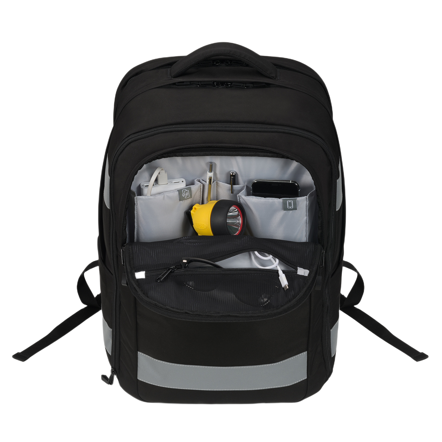 back-06 Backpack SURFLEX Black Backpack 260 mm 360mm 520 mm