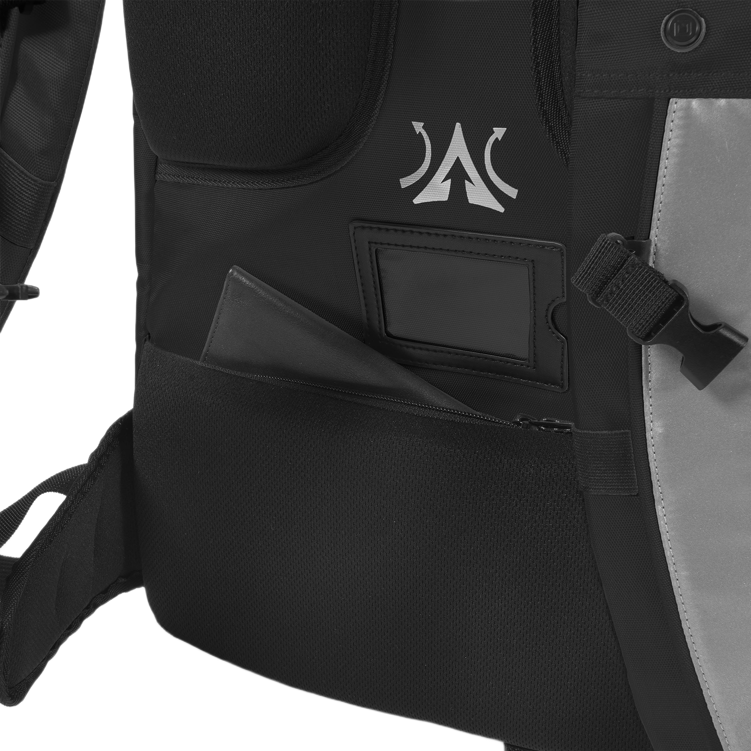 back-06 Backpack SURFLEX Black Backpack 260 mm 360mm 520 mm