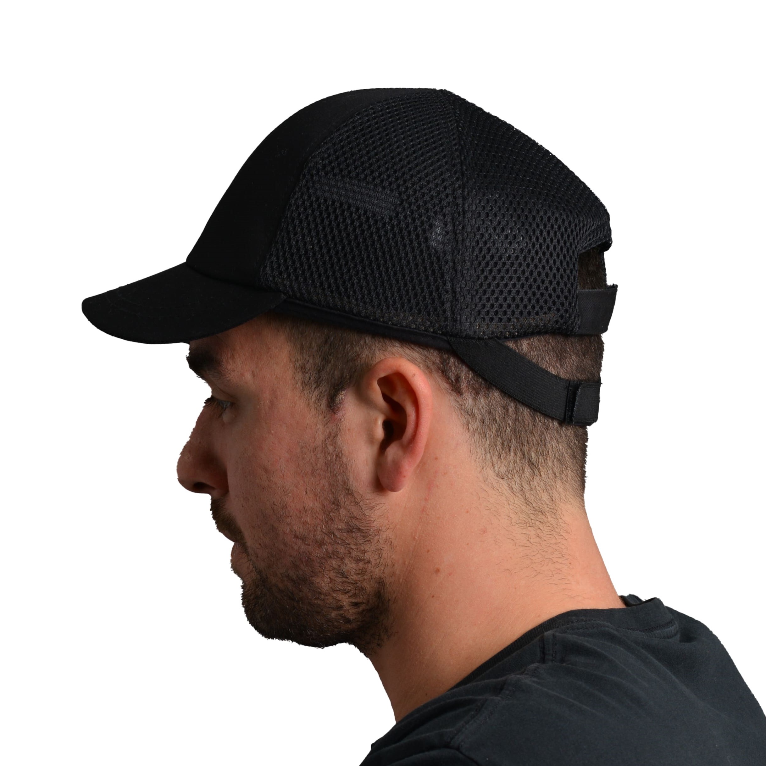 basc01v05 SURFLEX Black Standard Bump Cap Polyester