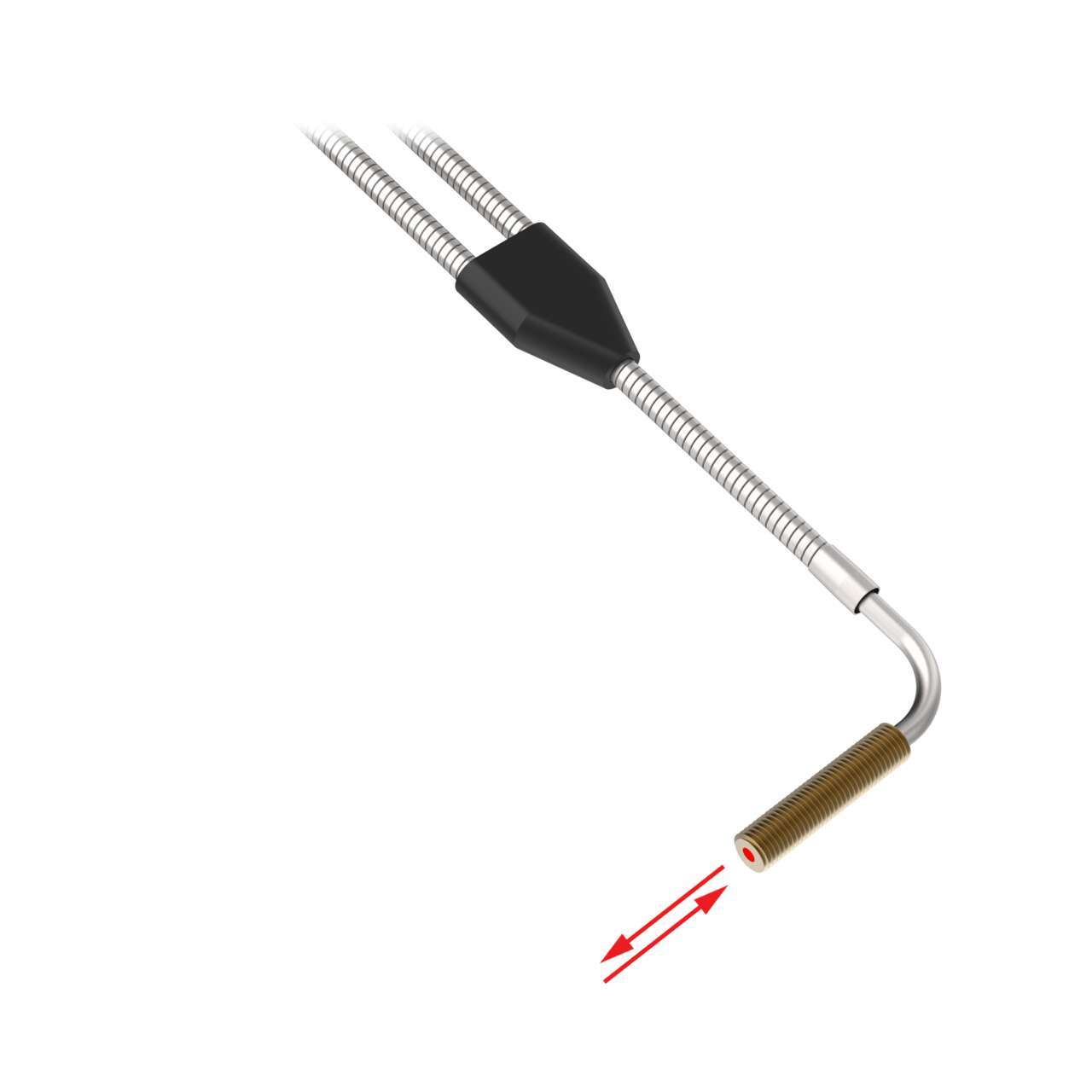 Banner Glass Fibre Optic Sensor 36 mm, NPN/PNP Output, IP67