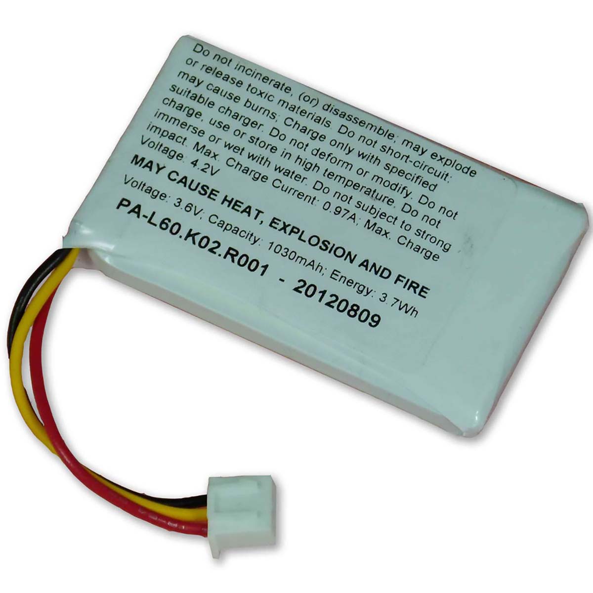RF Solutions 3.7 V Lithium-ion Lithium Rechargeable Battery 1, 980 mAh