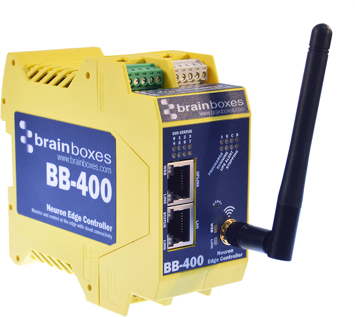 Brainboxes Neuron Edge Industrial Computer 15 W Broadcom BCM2837 1.2 GHz 4GB 4 Linux
