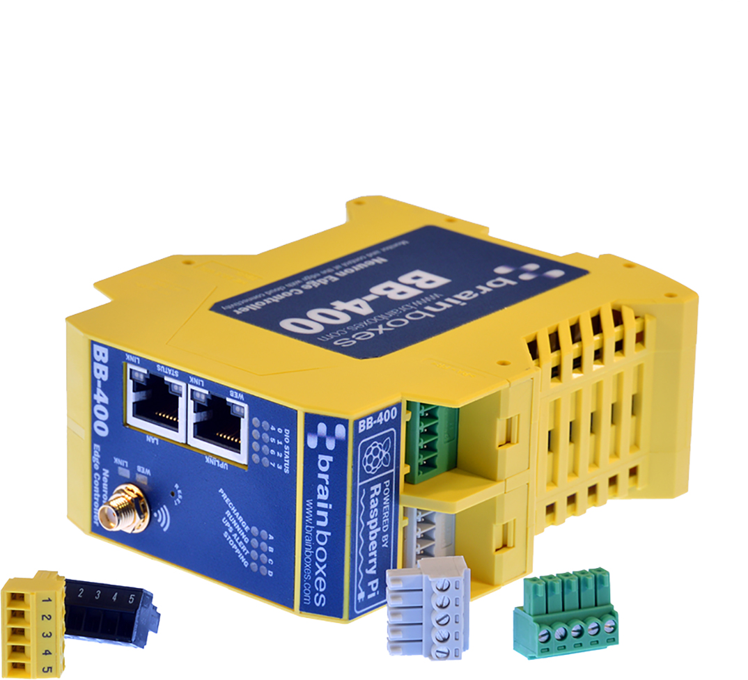 bb-400 Brainboxes Neuron Edge Industrial Computer 15 W Broadcom BCM2837 1.2 GHz 4GB 4 Linux