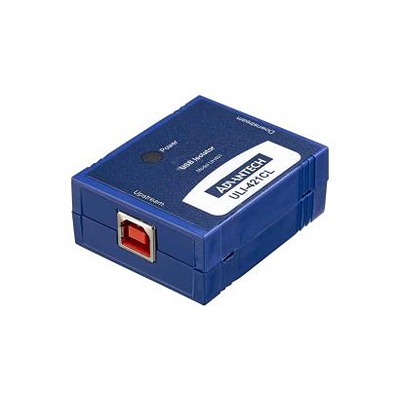 Advantech USB Type B to USB B Female Fibre Optic Converter