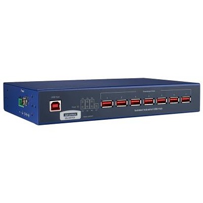 Advantech USB Type A Female to USB B Female Fibre Optic Converter