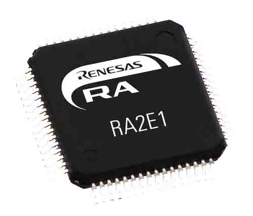 Renesas Electronics, 32 bit ARM Cortex M33, RA4M2 Microcontroller, 100 MHz, 512kB FLASH, EEPROM, 64-Pin QFP