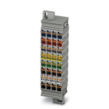 Phoenix Contact PTMC Series PTMC 1,5/32-2H VDE0815 19Z Pluggable Terminal Block, 17.5A, 14 → 26 AWG Wire, Push