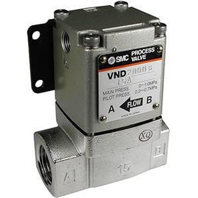 SMC Pneumatic Control Valve EVND104DS-F10A-L, 2 port(s) , NC, NO, G3/8