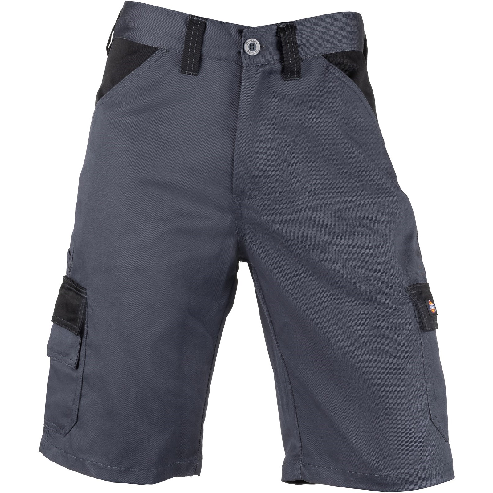 dk0a4xsgc661 Dickies Everyday Grey/Black 35% Cotton, 65% Polyester Work shorts, 34cm