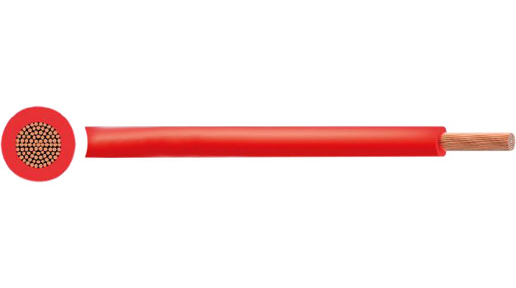 Tri Rated PVC 4.00mm HO7V2-K Red 100m