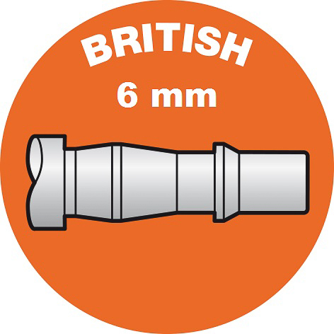 bbg-06osh PREVOST 6 bar Blow Gun, British 6 Air Inlet (BSP)