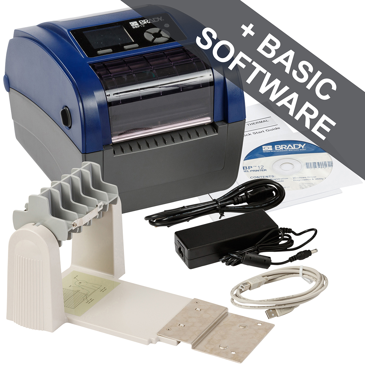 Brady BBP12 Label Printer, 116.84 mm Max Label Width, Type G - British 3-Pin