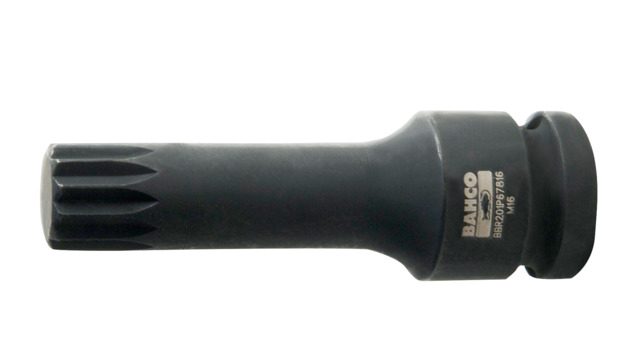 Bahco M16 mm 1/2 in Drive Deep Impact Socket, 78 mm length